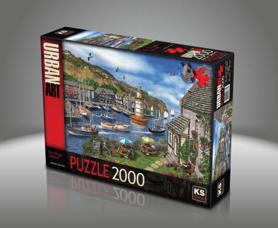 KS GAMES-Village Harbour Puzzle(2000 Parça) COD.11386