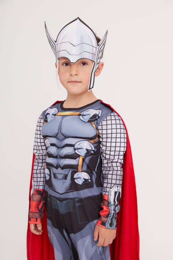 MARVEL-Avengers Thor Kaslı Kostüm(4-6 Yaş)