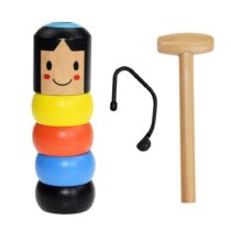 Wooden Toys-Yıkılmaz Ahşap Adam COD.HA-424