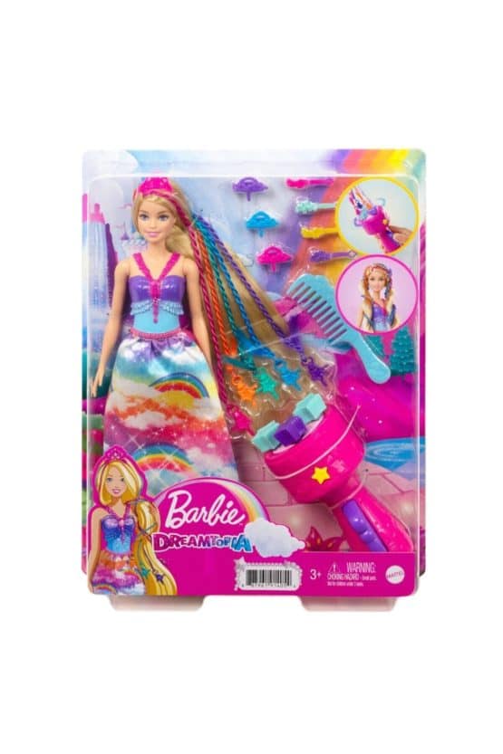 MATTEL-Barbie Dreamtopia Örgü Saçlı Prenses Bebeği COD.GTG00