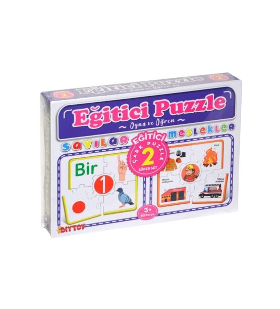 DİYTOY-Sayılar-Meslekler Çark Puzzle