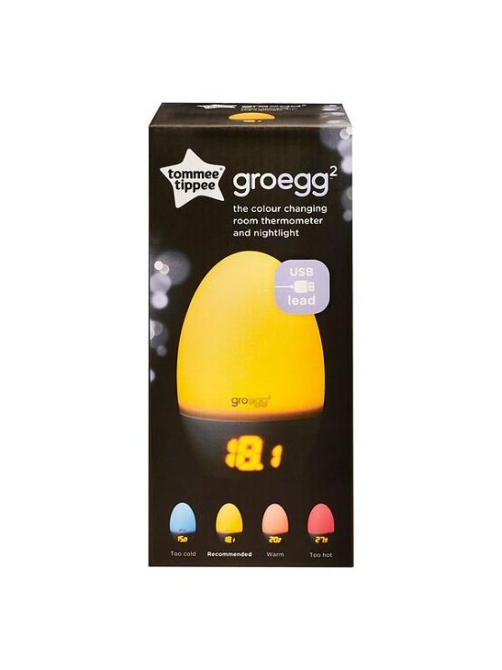 Tommee Tippee-GroEgg Dijital Renk Değiştiren Termometre ve Gece Lambası