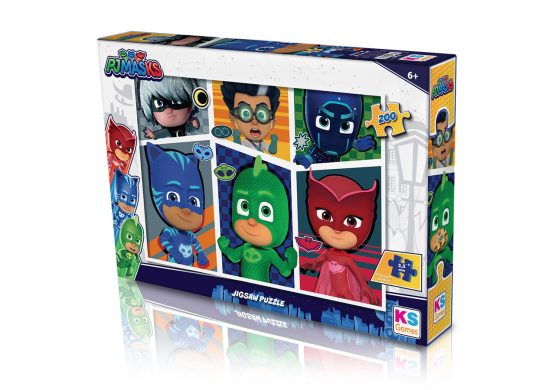 KS GAMES-PJ Masks Puzzle(200 Parça)COD.PJM113