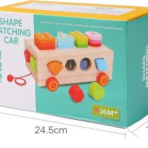 BT – WOODEN TOYS Ahşap Şekil Eşleştirme Araba