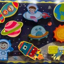 WOODEN TOYS-Ahşap Bultak Puzzle(Uzay)