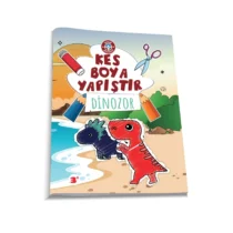 Çocuk Akademi-Kes Boya Yapıştır-Dinozor