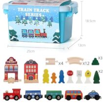 BT – Ahşap Tren Yol Seti
