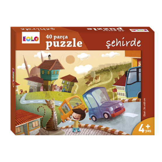 EOLO-Şehirde Puzzle(40 Parça)
