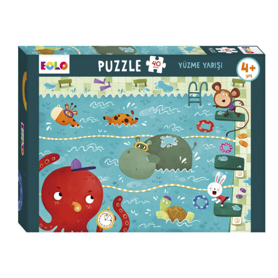 EOLO- Yüzme Yarışı(40 Parça) Puzzle