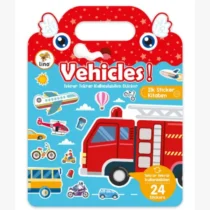 Lino-Tekrar Tekrar Kullanılabilen İlk Sticker Kitabım Vehicles