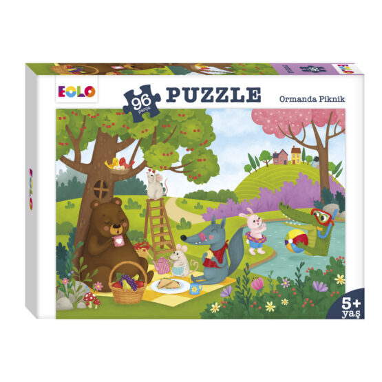 EOLO- Ormanda Piknik(96 Parça) Puzzle