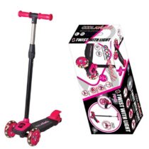 Cool Wheels-Twist Led Işıklı 3 Tekerlekli Ayarlanabilir Scooter(Pembe)