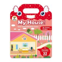 Lino-Tekrar Tekrar Kullanılabilen İlk Sticker Kitabım My House