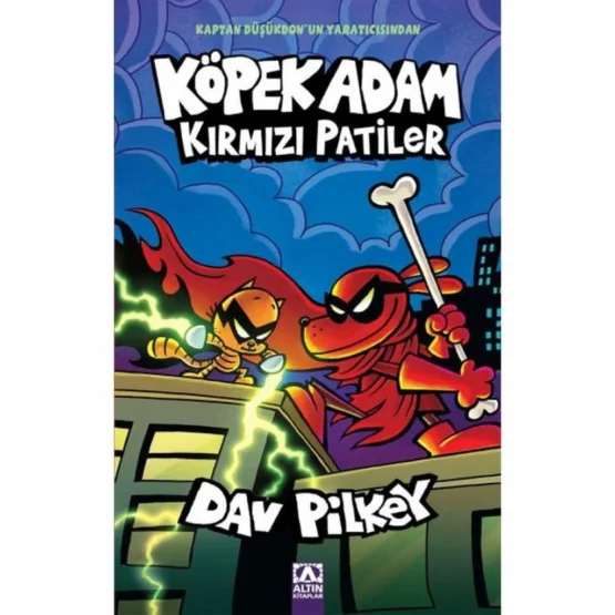 Dav Pilkey-Köpek Adam Kırmızı Patiler