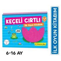 Yükselen Zeka-İlk Cırt Cırtlı Keçeli Etkinlik Kitabım-İlk Oyun Kitabım(6-16 Ay)