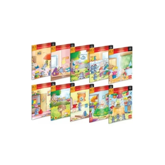 Super Easy Stories 1-İngilizce Hikaye Seti (10 Kitap) İlkokul 1. Sınıf