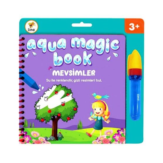 Lino-Aqua Magic Book Sihirli Boyama Kitabı Mevsimler