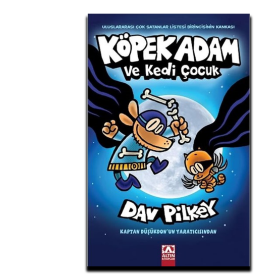 Dav Pilkey-Köpek Adam 4- Köpek Adam ve Kedi Çocuk