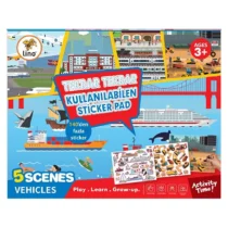 Lino-Tekrar Kullanılabilen Sticker Pad Taşıtlar