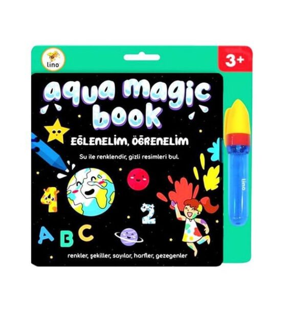 Lino-Aqua Magic Book Sihirli Boyama Kitabı Eğlenelim Öğrenelim