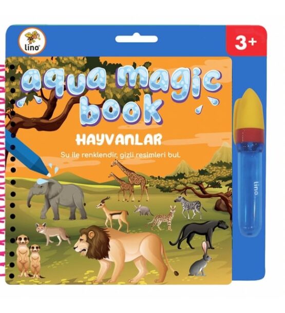 Lino-Aqua Magic Book Sihirli Boyama Kitabı Hayvanlar
