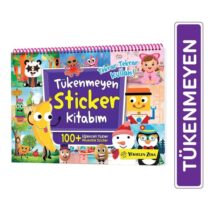 Yükselen Zeka-Tükenmeyen Sticker Kitabım – Eğlenceli Yüzler (100+ Tekrar Tekrar Kullanılabilen Sticker)
