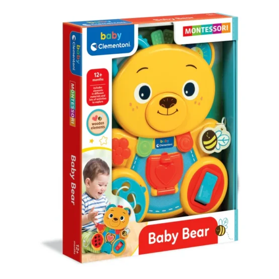 Baby Clementoni-Baby Bear Montessori Aktiviteli Ayıcık COD.17856