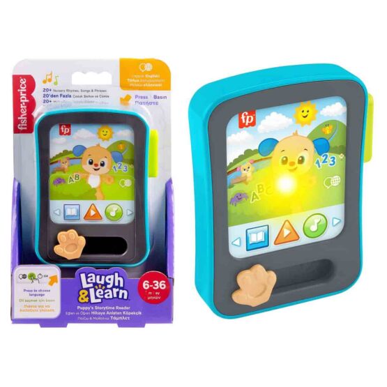 Fisher-Price-Sesli ve Işıklı Eğlen ve Öğren Hikaye Anlatan Köpekçik COD.JGX02