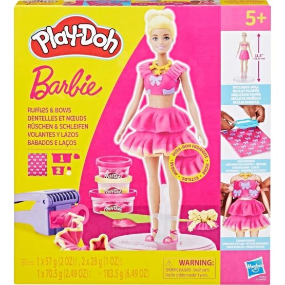 Playdoh-Barbie Kıyafet Tasarım Seti