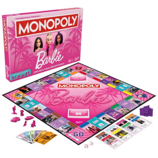 HASBRO-Monopoly Barbie Kutu Oyunu