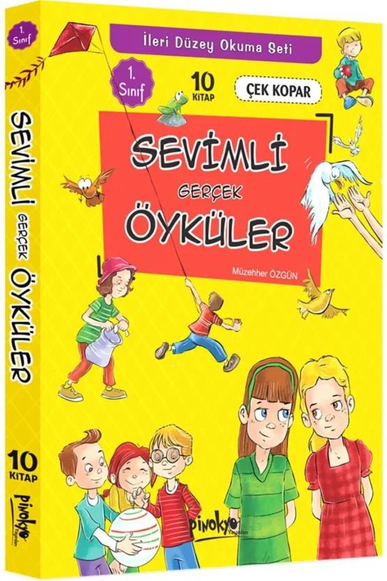 Pinokyo Yayınları – Sevimli Gerçek Öyküler Düz Yazılı (10 Kitap) 1.Sınıf