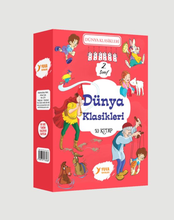 Yuva Yayınları – Dünya Klasikleri ( 10 Kitap ) 2.Sınıf
