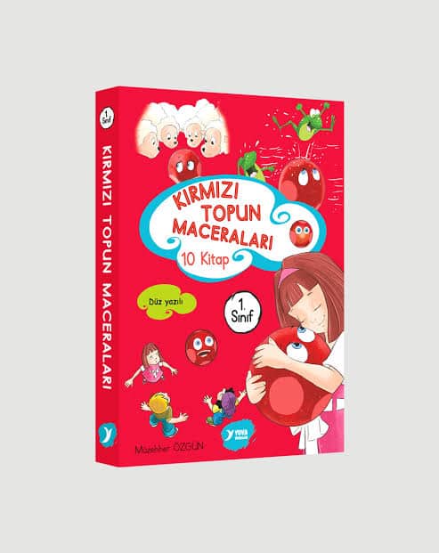 Yuva Yayınları-Kırmızı Topun Maceraları (10 Kitap) 1.Sınıf