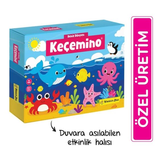 Yükselen Zeka – Keçemino Etkinlik Halısı – Deniz Dünyası