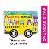 Yükselen Zeka – Oyuncak Kitap – Okul Otobüsü ( Gerçek Tekerlekli