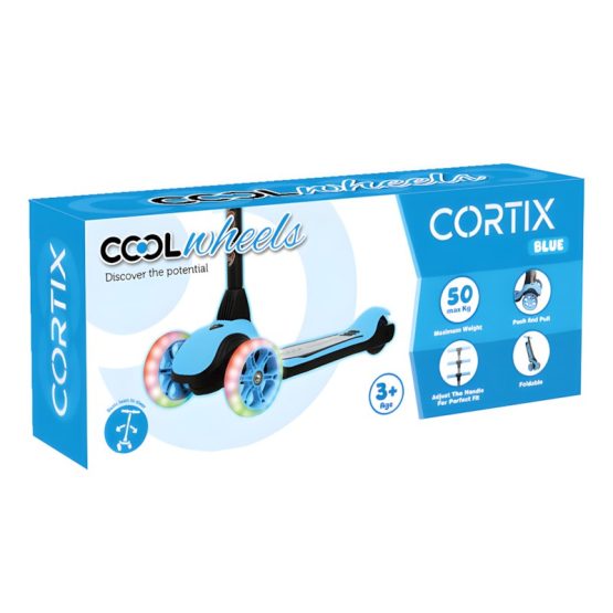Cool Wheels – 3 Tekerlekli Cortix Scooter (Mavi)