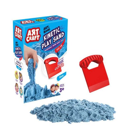 Art Craft – Kinetik Oyun Kumu Mavi (500 Gr)