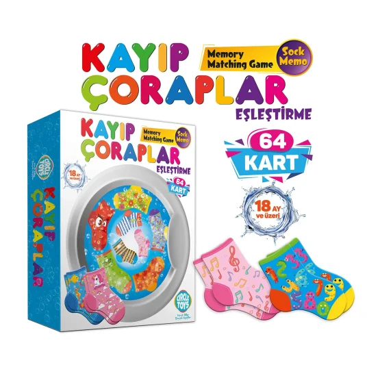 Circle Toys – Kayıp Çoraplar Eşleştirme Oyunu