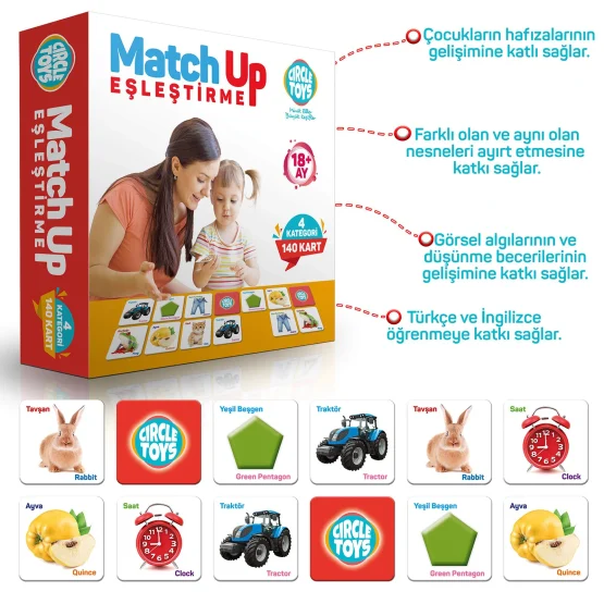 Circle Toys – Match Up Eşleştirme Kartları