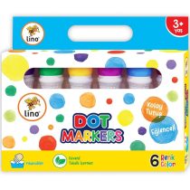Lino-Dot Markers 6’lı