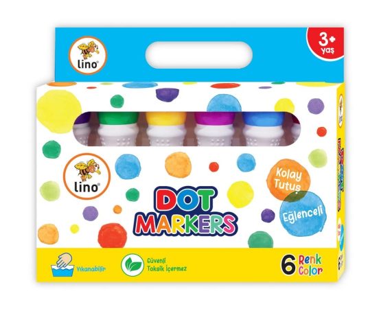 Lino-Dot Markers 6’lı