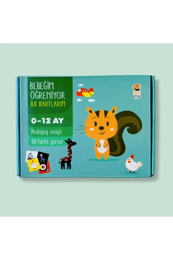 Sincap Kitap – Bebeğim Öğreniyor İlk Kartlarım (0-12 Ay)
