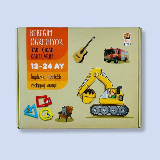 Sincap Kitap – Bebeğim Öğreniyor Tak-Çıkar Kartlarım 12-24 Ay