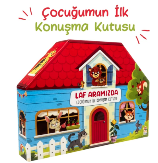Sincap Kitap – Laf Aramızda – Çocuğumun İlk Konuşma Kutusu (14 Parça Puzzle + Konuşma Kartı ve Kitap)