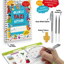 Oluklu Yazı Kitabı ( Uçan Sihirli Kalem ve Kalem Tutucu Hediyeli )