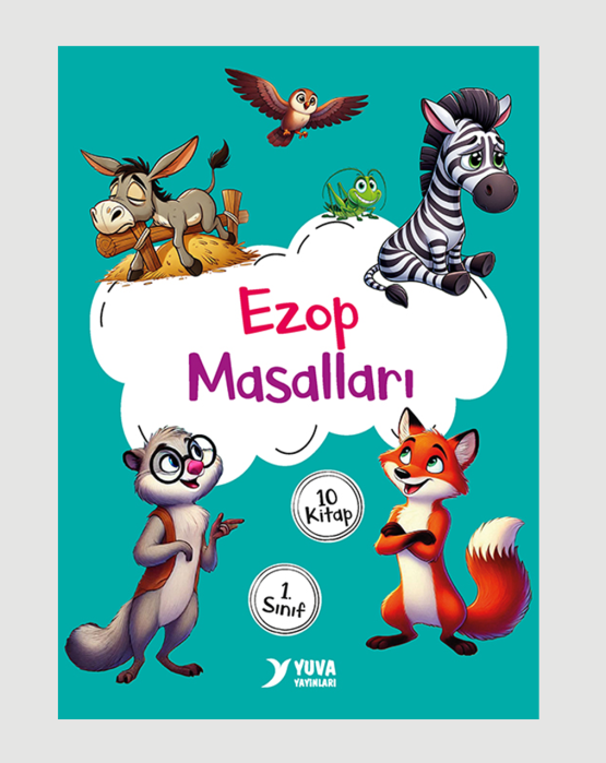Yuva Yayınları – Ezop Masalları 1.Sınıf Okuma Seti (10 Kitap)