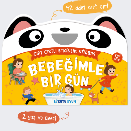 Bi Kutu Oyun – Cırt Cırtlı Etkinlik Kitabım – Bebeğimle Bir Gün