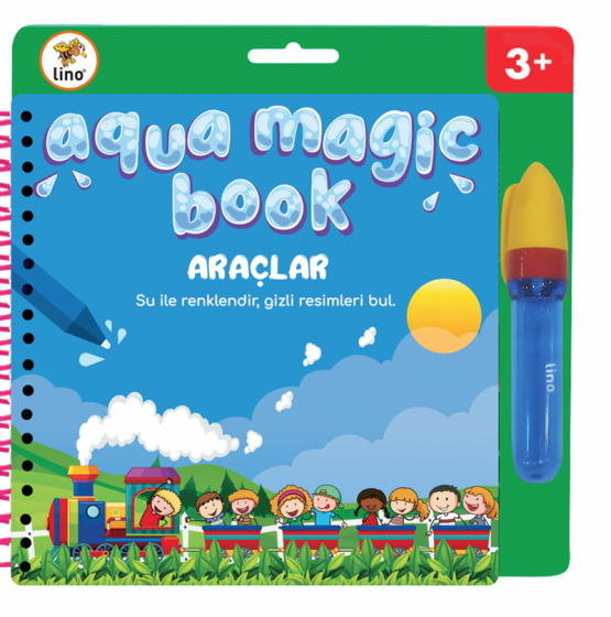 Lino-Aqua Magic Sihirli Boyama Kitabı Araçlar