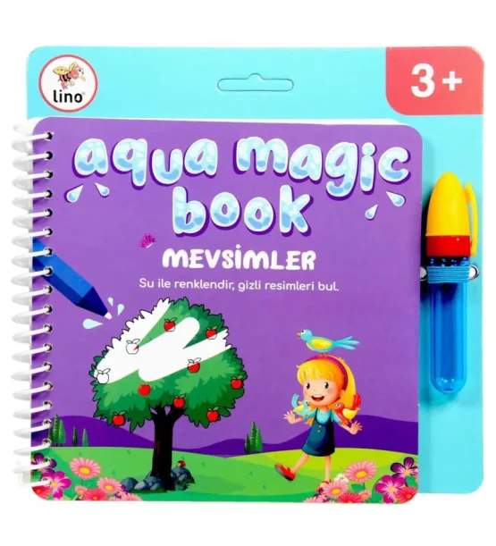Lino – Aqua Magic Book Sihirli Boyama Kitabı – Mevsimler