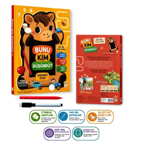 Sincap Kitap – Bunu Kim Düşündü Tabletli – Maketli Etkinlik Kitabı